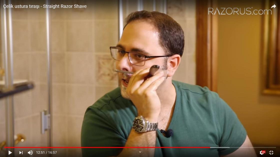 VIDEO: Ustura ile Tıraş