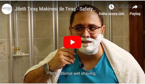 VIDEO: Jiletli Tıraş Makinesi ile Geleneksel Tıraş
