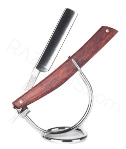 Beau Brummel Cutlery Co. No:35 Steel Straight Razor with Bubinga Wood Handle - Thumbnail