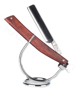 Beau Brummel Cutlery Co. No:35 Steel Straight Razor with Bubinga Wood Handle - Thumbnail
