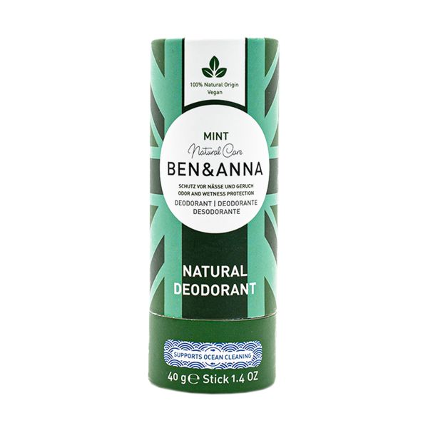Ben & Anna Mint Natural Deodorant Stick, 40gr