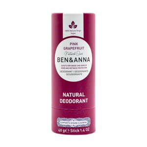 Ben & Anna Pink Grapefruit Natural Deodorant Stick, 40gr - Thumbnail