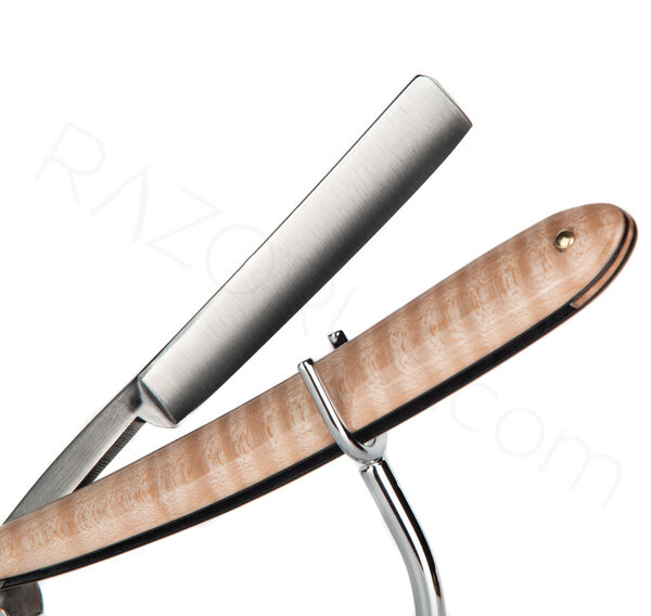 C. W. Dhlgren Straight Razor, Maple Handle