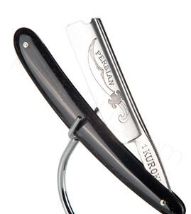 Carl Friedrich Ern Kuroki Straight Razor, Horn - Thumbnail