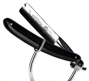 Carl Friedrich Ern Kuroki Straight Razor, Horn - Thumbnail