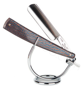 Carl Friedrich Ern S 525 Straight Razor, Stabilized Sycamore Wood - Thumbnail