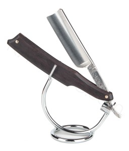 Carl Monkhouse C-Mon Straight Razor, Palisander Wood - Thumbnail