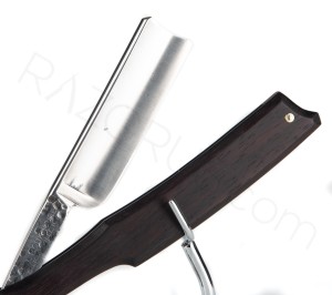 Carl Monkhouse C-Mon Straight Razor, Palisander Wood - Thumbnail