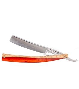 C.J. Wingaard & Co. Straight Razor, Padauk Wood - Thumbnail