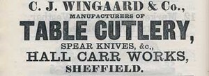 C.J. Wingaard & Co. Straight Razor, Padauk Wood - Thumbnail