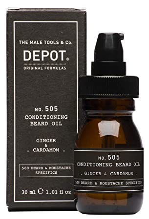 Depot No.505 Conditioning Beard Oil, Ginger Cardamom, 30ml