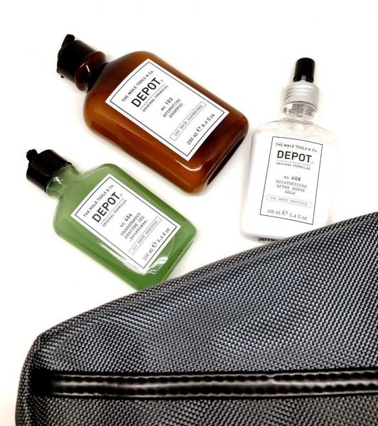 Depot Travel Shaving Set in Case (Brushless)
