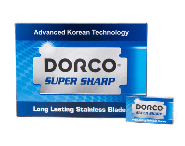 Dorco Super Sharp Razor Blades, 100pcs
