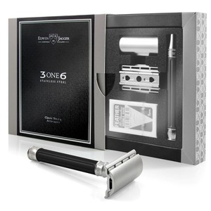 Edwin Jagger 3ONE6 Klasik Tıraş Aleti, Siyah - Thumbnail