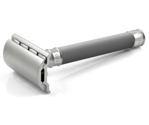 Edwin Jagger 3ONE6 Stainless Steel Safety Razor, Grey - Thumbnail
