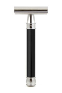 Edwin Jagger 3ONE6 Stainless Steel Safety Razor, Imitation Ebony - Thumbnail