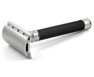 Edwin Jagger 3ONE6 Stainless Steel Safety Razor, Imitation Ebony - Thumbnail