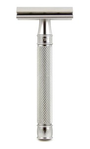 Edwin Jagger 3ONE6 Stainless Steel Safety Razor, Knurled - Thumbnail