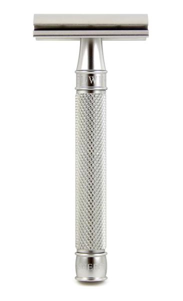 Edwin Jagger 3ONE6 Stainless Steel Safety Razor, Knurled