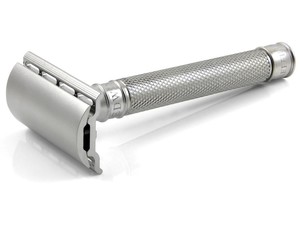 Edwin Jagger 3ONE6 Stainless Steel Safety Razor, Knurled - Thumbnail