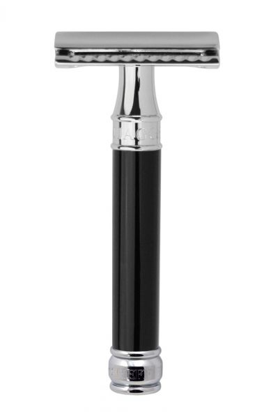 Edwin Jagger DE86 Double Edge Safety Razor, Black