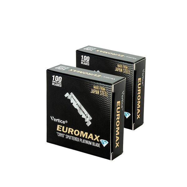 Euromax Platinum Shavette Razor Blades 100pcs