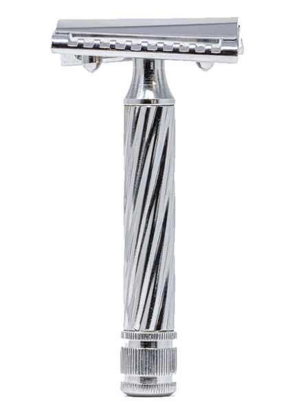 Fatip Grande Slant Gentile Safety Razor, Chrome