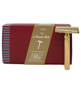 Fatip Piccolo Slant Gentile Safety Razor, Dorato - Thumbnail