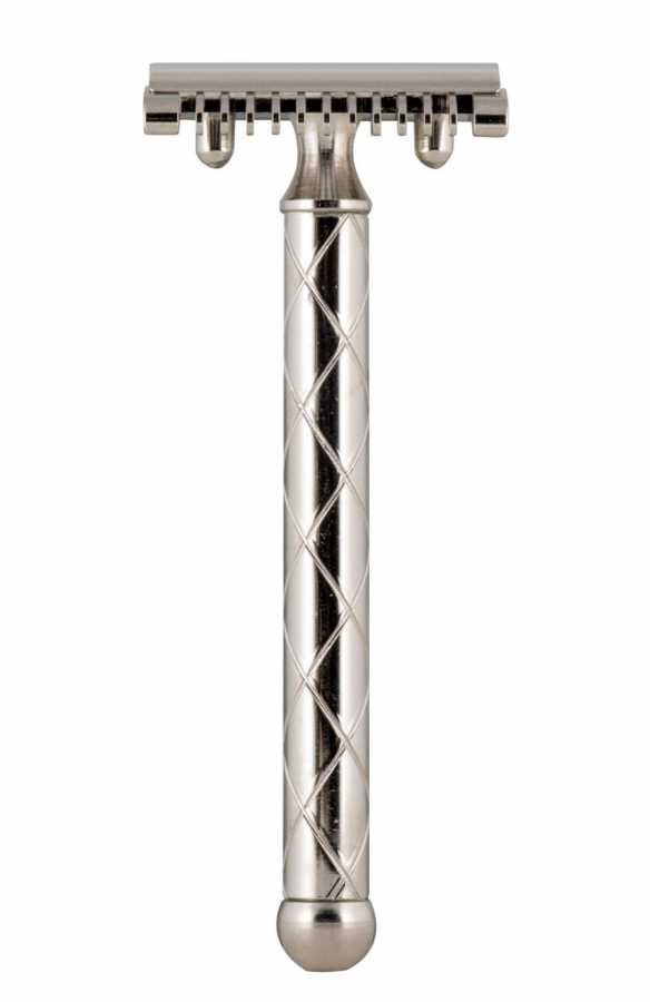 Fatip Retro Double Edge Safety Razor, Nickel