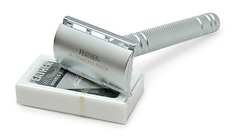 Feather All Stainless AS-D2 Double Edge Safety Razor