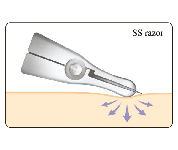Feather Artist Club SS Japanese Razor, Black