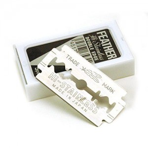 Feather Double Edge Razor Blades, 5pcs - Thumbnail