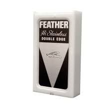 Feather Double Edge Razor Blades, 5pcs