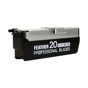 Feather Professional Single Edge Razor Blades, 20pcs pack - Thumbnail
