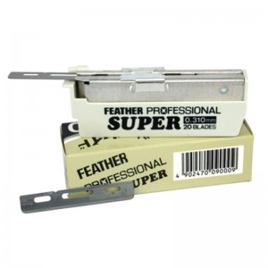 Feather Professional Super Single Edge Razor Blades, 20pcs pack - Thumbnail