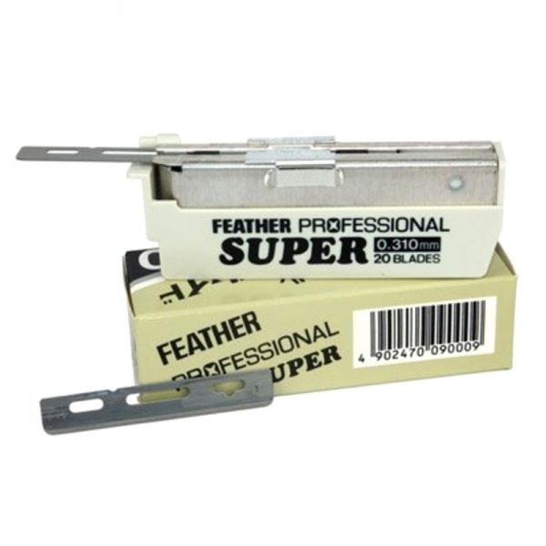 Feather Professional Super Single Edge Razor Blades, 20pcs pack