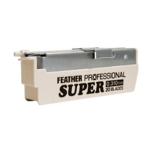 Feather Professional Super Single Edge Razor Blades, 20pcs pack - Thumbnail