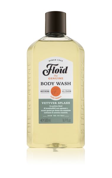Floid Body Wash, Vetyver Splash, 500ml