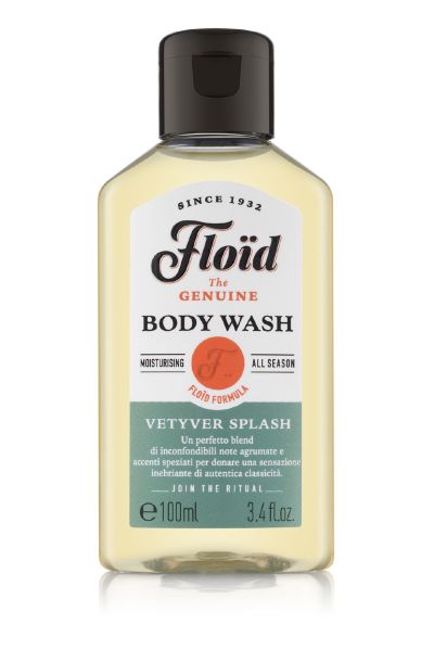 Floid Body Wash, Vetyver Splash, 100ml