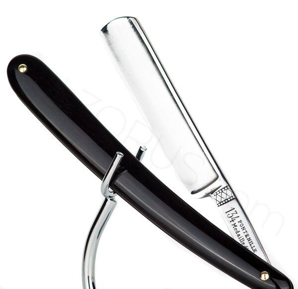 Fontenille 134 Straight Razor, Ebony Wood