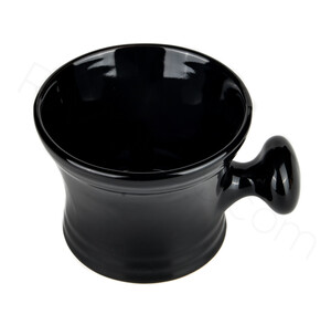 Frank Shaving Porcelain Shaving Bowl, Black - Thumbnail