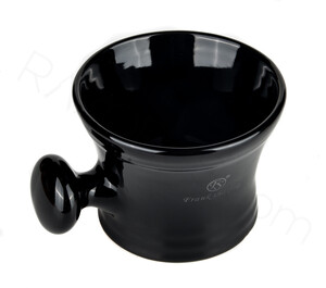 Frank Shaving Porcelain Shaving Bowl, Black - Thumbnail