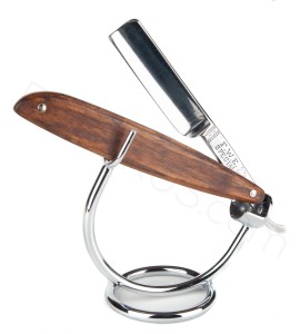 Fried Wilh Engels FWE Special Short Type Straight Razor, Ovangkol Wood - Thumbnail