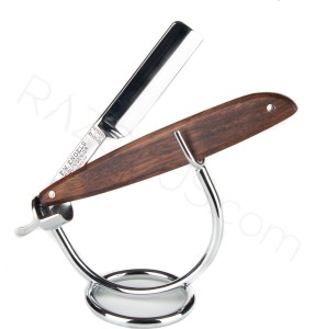 Fried Wilh Engels FWE Special Short Type Straight Razor, Ovangkol Wood - Thumbnail