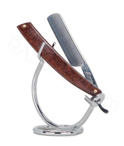 Friedr Baurmann & Sohne Monopol Straight Razor, Snakewood - Thumbnail