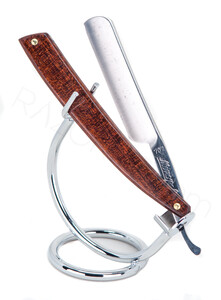 Friedr Baurmann & Sohne Monopol Straight Razor, Snakewood - Thumbnail