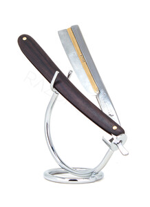 F.W. Soderen & Co Frameback Straight Razor, Indian Rosewood - Thumbnail