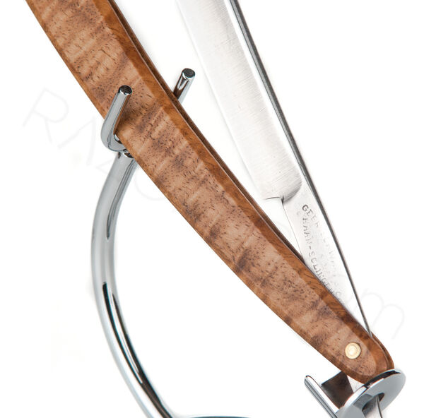 Gebruder Schwarz & Co Straight Razor, Walnut
