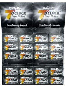 Gillette - Gillette 7 OClock Super Platinum Tıraş Bıçağı, 100lü