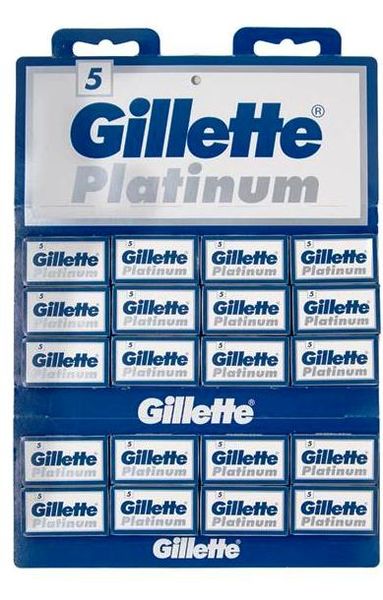 Gillette Platinum Razor Blades, 100pcs